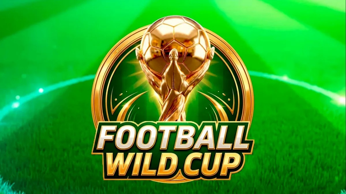 Tampilan visual stadion megah dalam permainan slot Football Wild Cup